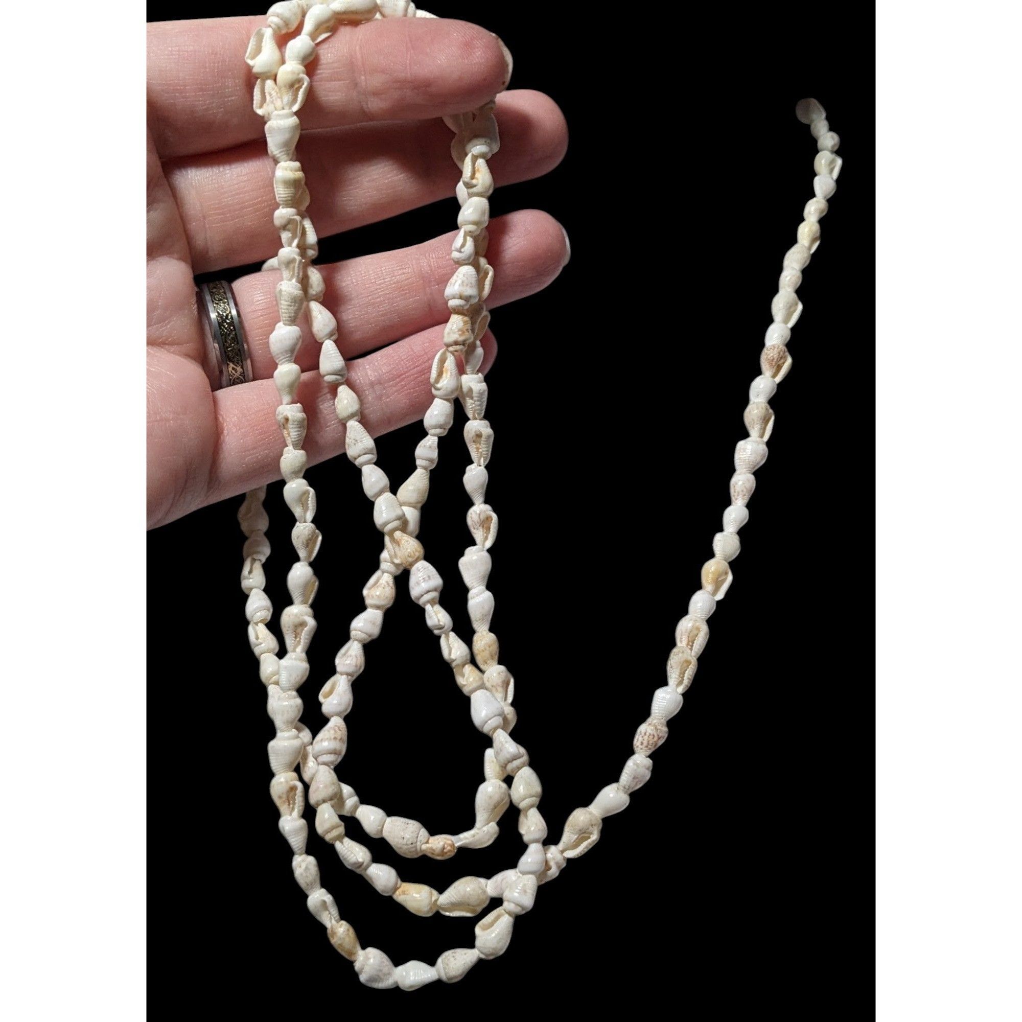 Other White And Cream Mini Shell Beaded Necklace Size ONE SIZE - 1 Thumbnail