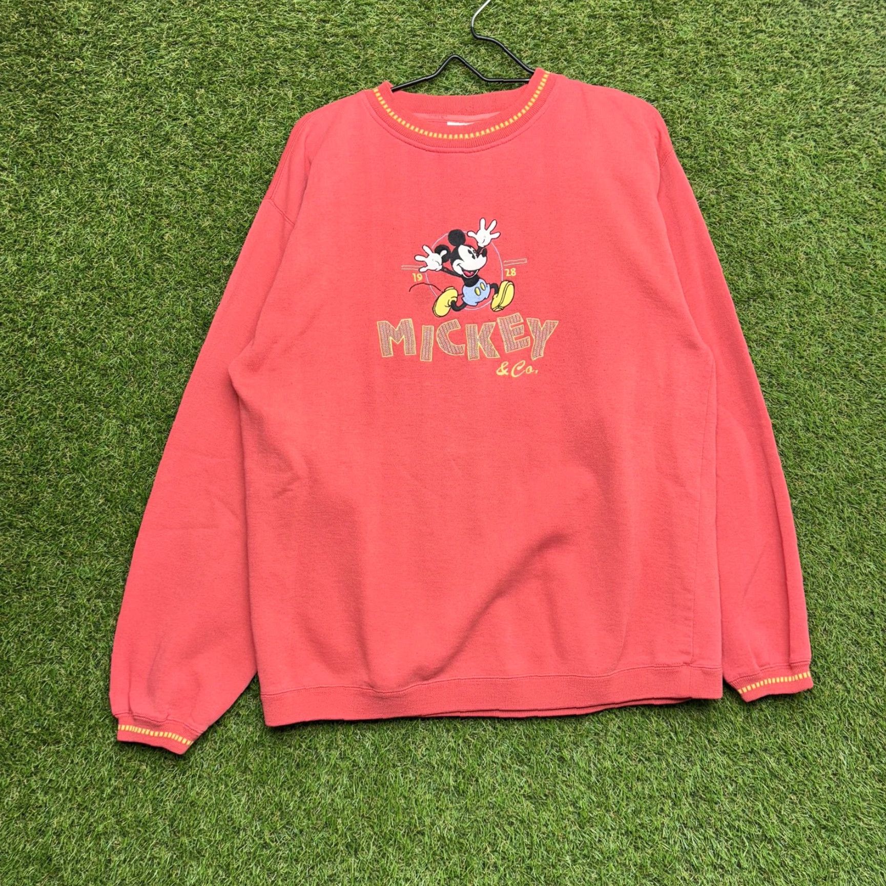 Mickey & Co. VINTAGE Mickey & Co Sweater Mens Large Red Disney Crewneck Pullover 90s Cartoon Shirt Mens Large Red Cartoon Mickey & Co. Sweater Size US L / EU 52-54 / 3 - 2 Thumbnail