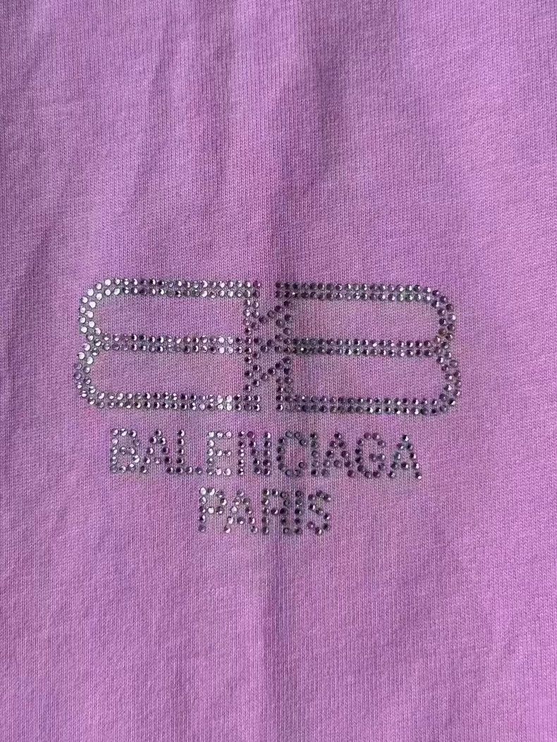 Balenciaga Balenciaga Pink rhinestone short sleeve Size US XS / EU 42 / 0 - 2 Thumbnail
