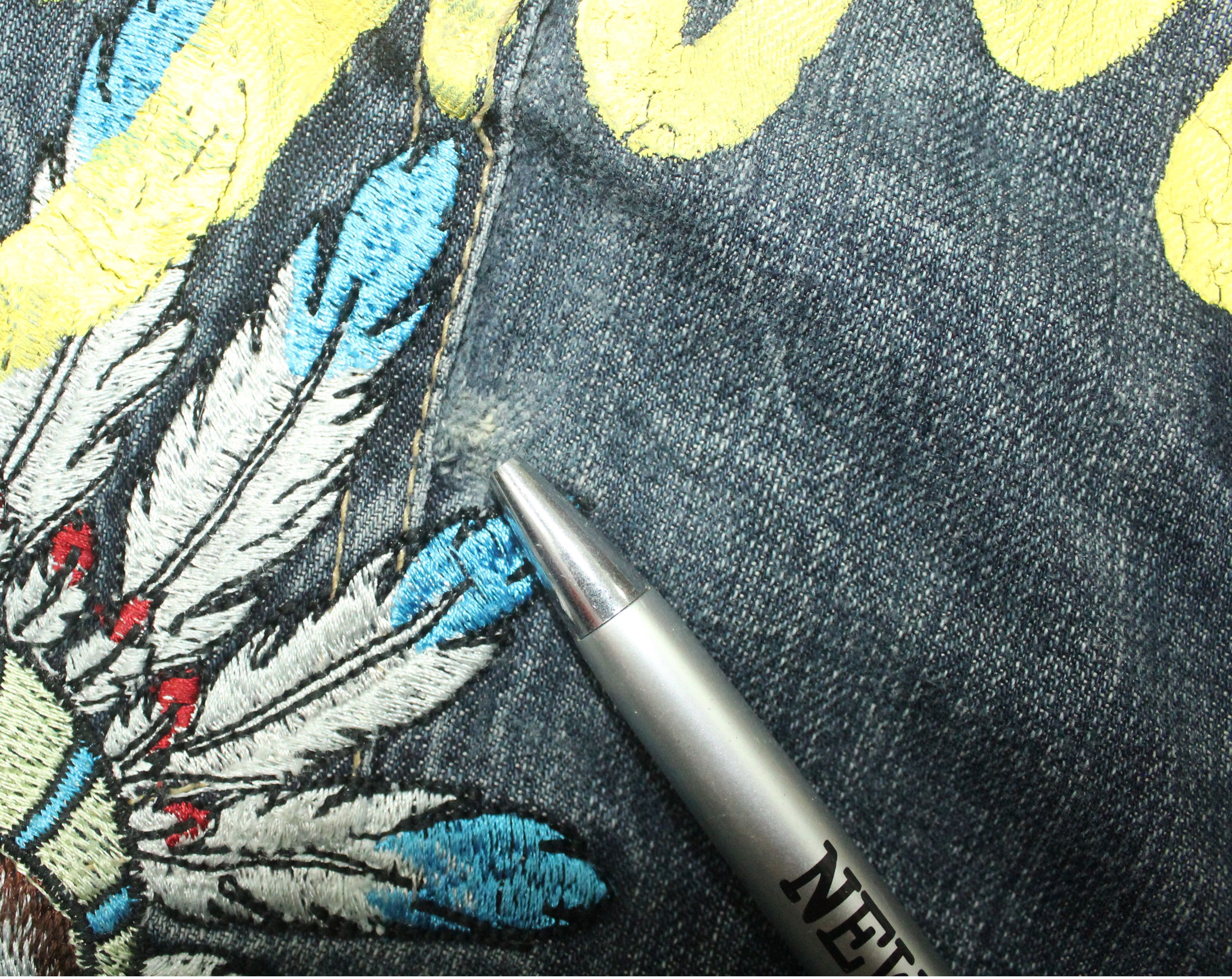 Christian Audigier × Ed Hardy × Von Dutch Embroidered Skull ORIRIN Distressed Denim Size US 36 / EU 52 - 17 Thumbnail