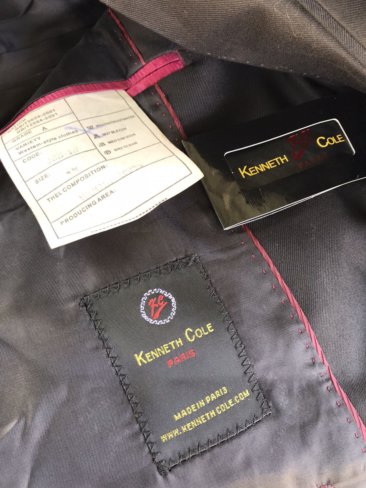Kenneth Cole Kenneth cole suit Size 58 NOS made in france Size 54L - 9 Thumbnail