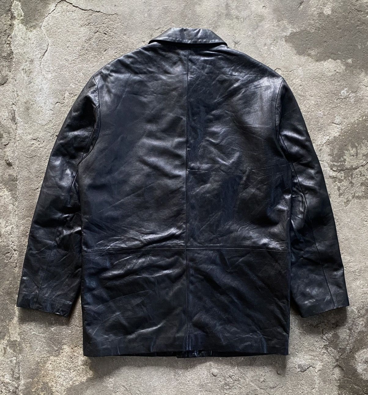 Balenciaga Balenciaga - 1997 Leather Zip-up Jacket Size US L / EU 52-54 / 3 - 7 Thumbnail