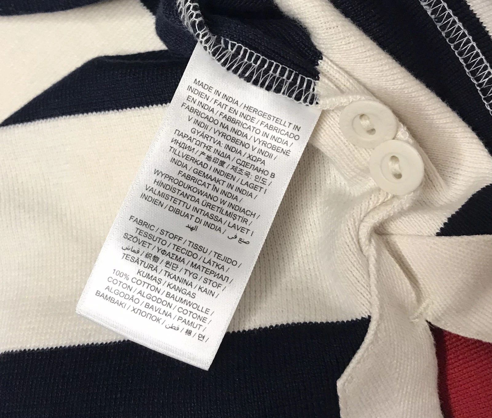 Gant Gant Rough Weather Men’s Longsleeve Rugby Polo Multi Stripe Size US L / EU 52-54 / 3 - 6 Thumbnail