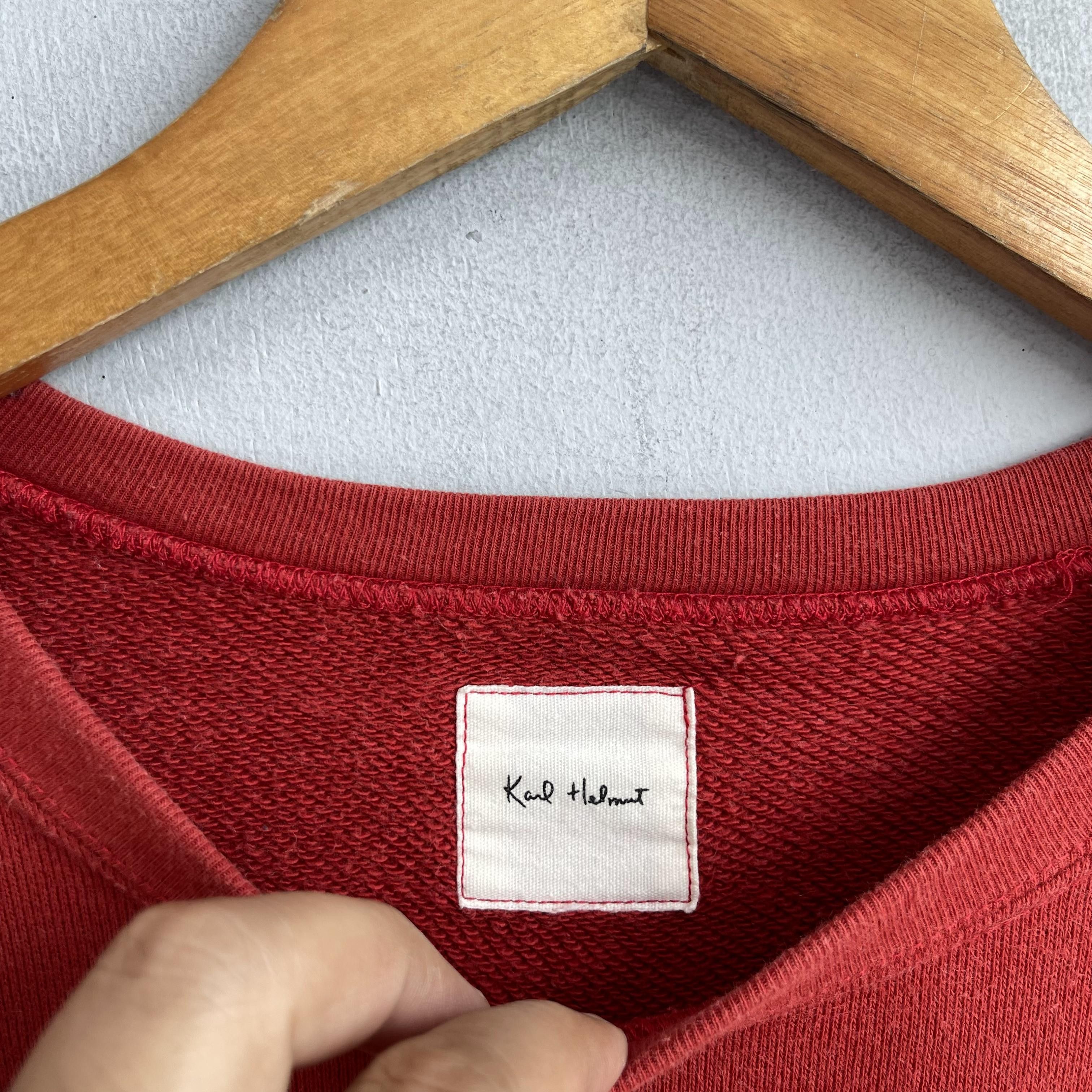 Karl Helmut × Vintage Vintage KARL HELMUT Paris Back Hit Spellout Sweatshirt Size US M / EU 48-50 / 2 - 8 Thumbnail