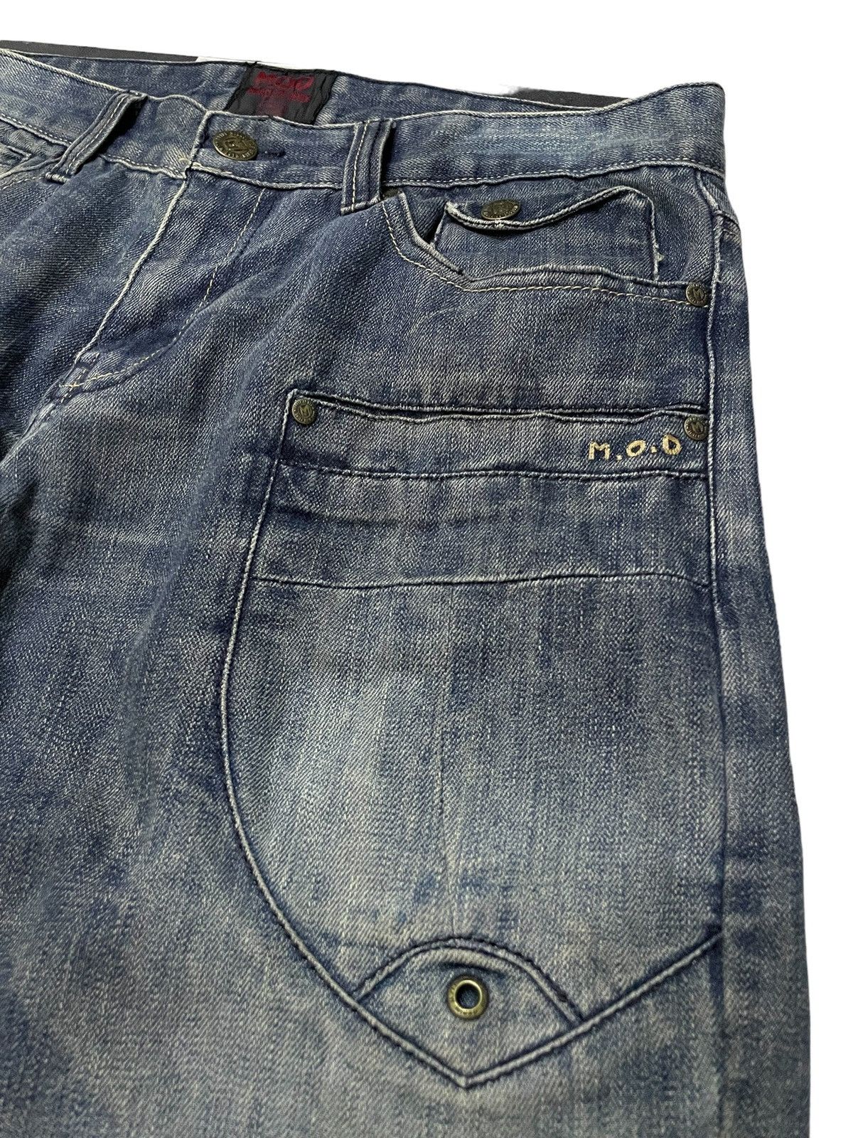 Hysteric Glamour × Japanese Brand × PPFM MOD Japan Large Multi Pocket Wash Jeans Size US 34 / EU 50 - 10 Thumbnail