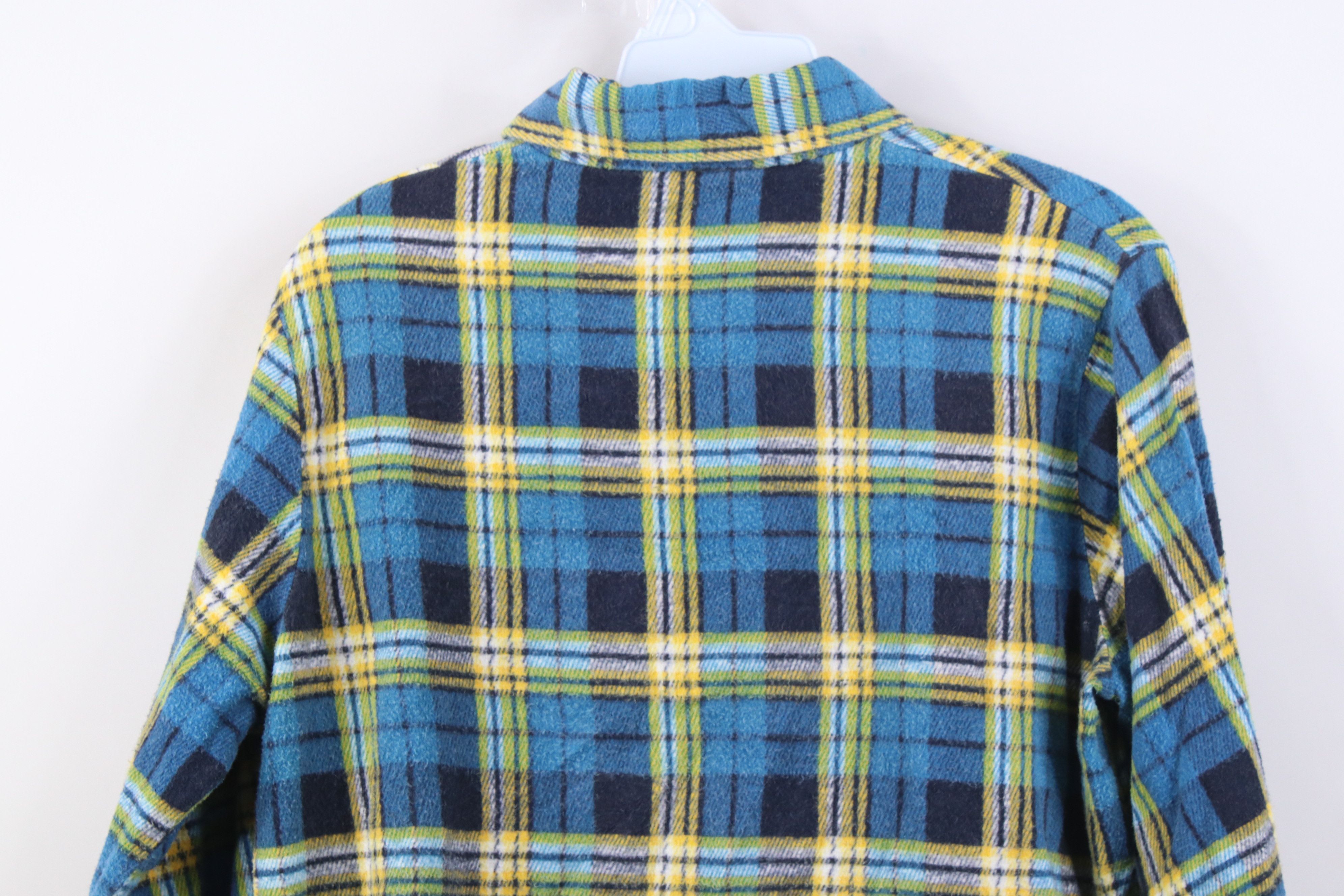 Vintage Vintage 70s Streetwear Dagger Flannel Button Shirt Plaid Size XS / US 0-2 / IT 36-38 - 10 Thumbnail