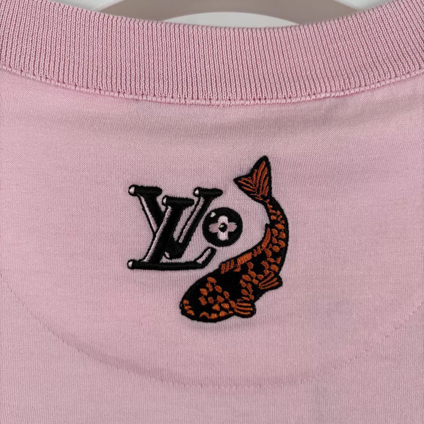 Louis Vuitton Louis Vuitton x Nigo Pink SS T XL New Size XL / US 12-14 / IT 48-50 - 5 Thumbnail