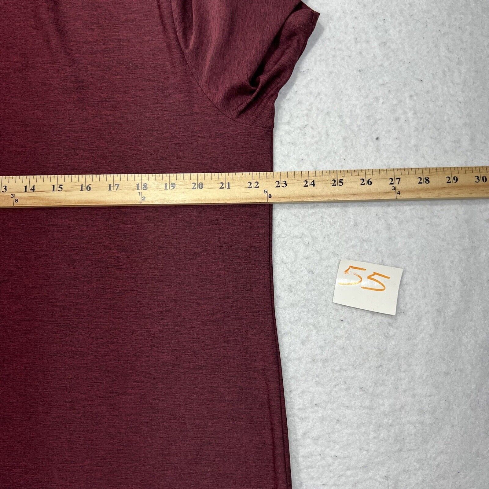 Reebok Reebok Lightweight Athletic T Shirt Maroon Athletic Crewneck Size US L / EU 52-54 / 3 - 7 Thumbnail
