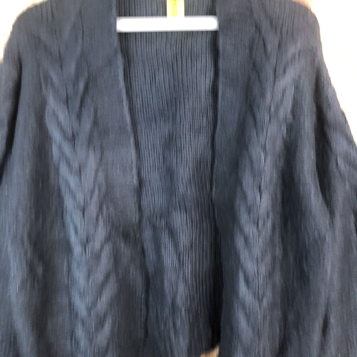 Homespun Knitwear Choco Raffine Black Cardigan Knitwear #A2356 Size XL / US 12-14 / IT 48-50 - 5 Thumbnail