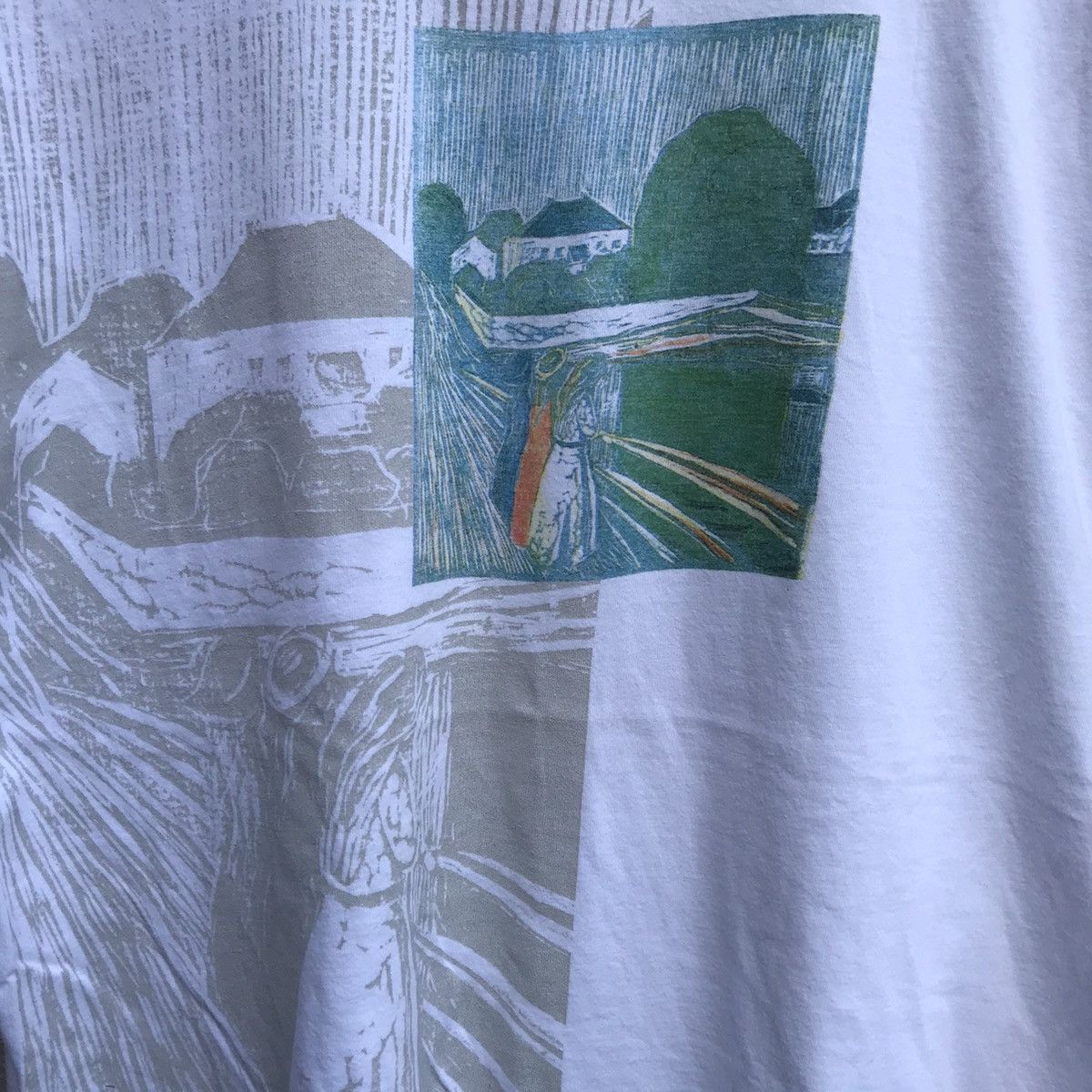 Arts & Science Vintage EDVARD MUNCH art tee the girls on bridge Size US M / EU 48-50 / 2 - 3 Thumbnail
