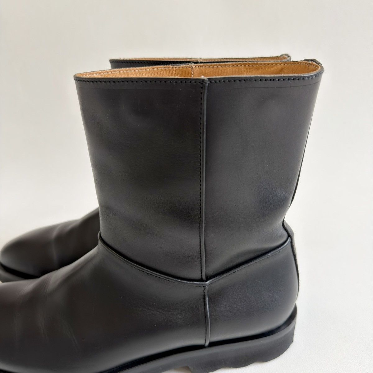 Maison Margiela A/W 11 Black Leather Engineer Boots Size US 11 / EU 44 - 16 Thumbnail