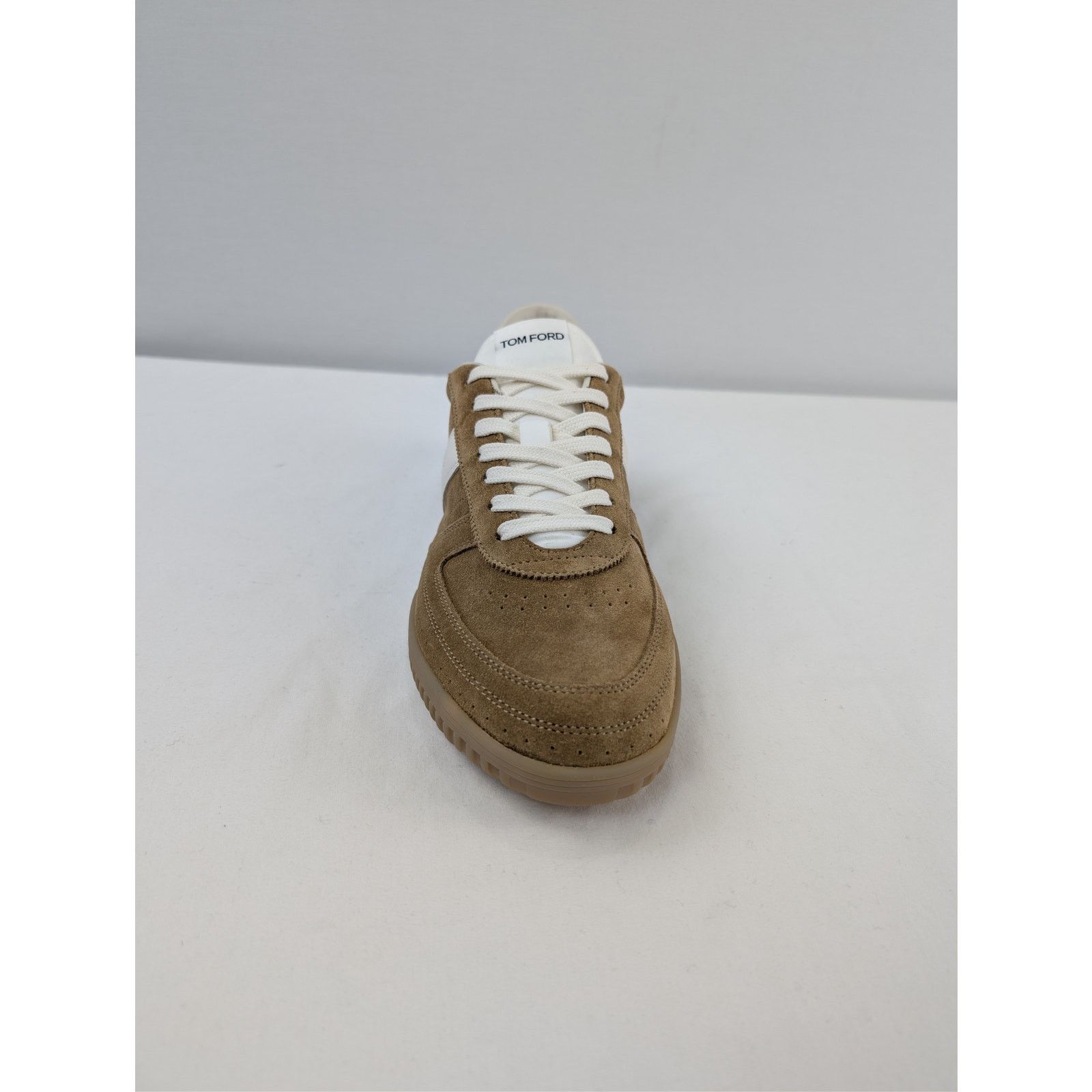 Tom Ford o1rshd1 Terence low-top sneakers in tan suede/white leather Size US 9.5 / EU 42-43 - 13 Thumbnail