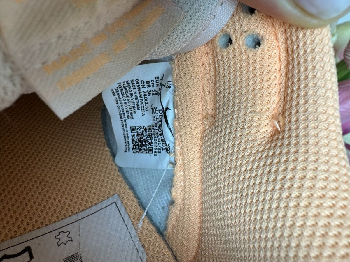 Nike × Nike ACG Nike Dunk low peach cream leather sneakers size 38 Size US 7 / IT 37 - 12 Thumbnail
