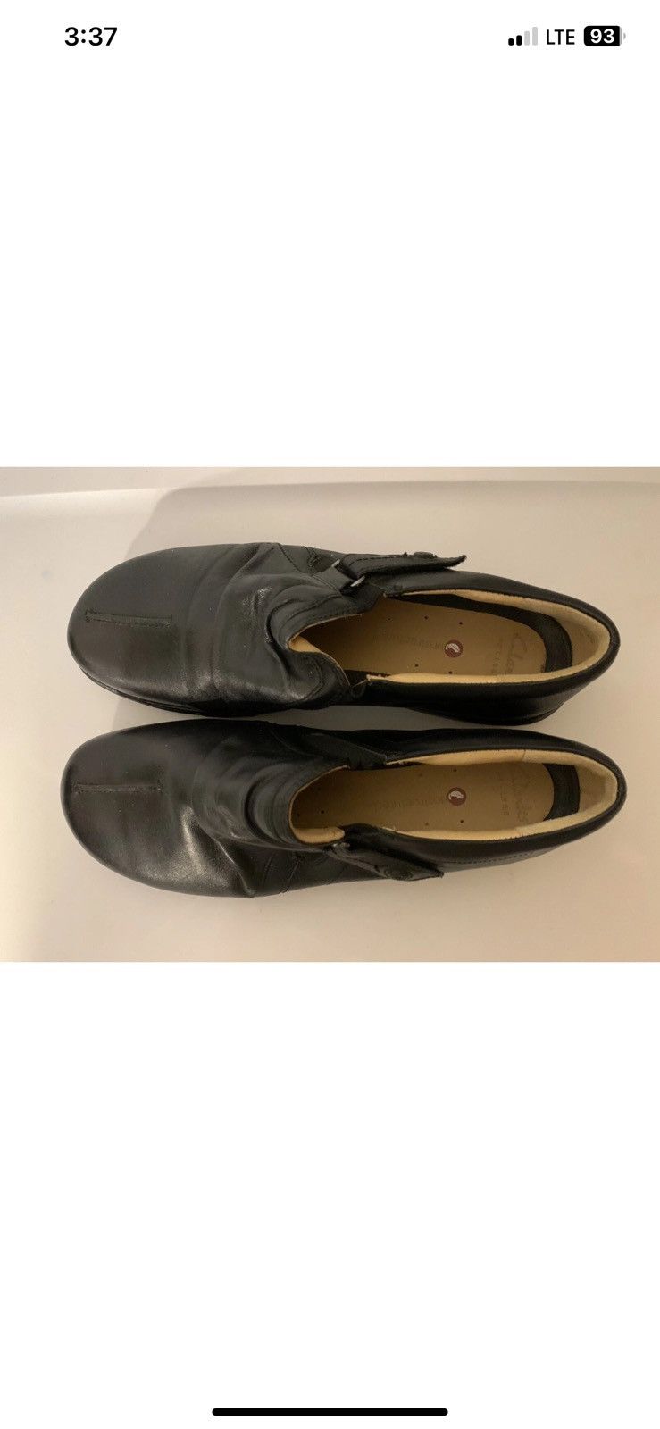 Clarks Clarks Artisan Women's 9M Slip-On Loafer Black Leather Shoe Size US 9 / EU 42 - 8 Thumbnail