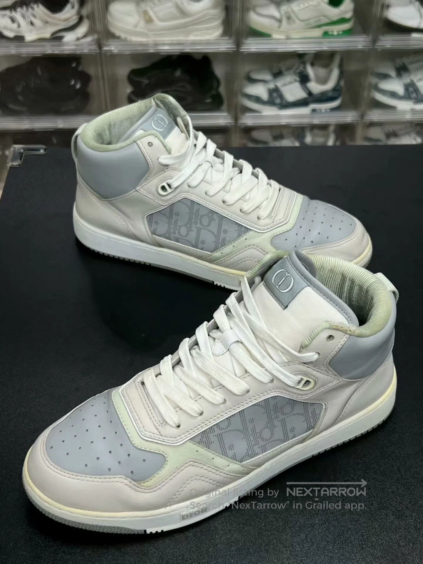 Dior dior b27 logo high-top sneakers in white. Size US 9 / EU 42 - 1 Thumbnail