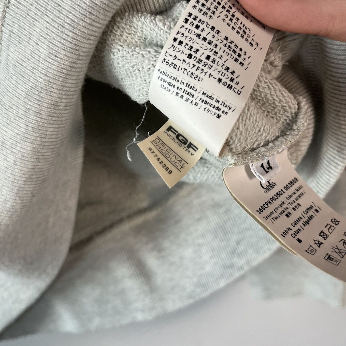 C.P. Company C.P. Company Made in Italy Sweatshirt Grey Vintage Size M / US 6-8 / IT 42-44 - 7 Thumbnail