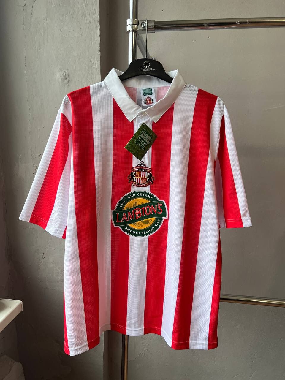 Vintage NEW! 1997/99 SUNDERLAND RETRO REMAKE HOME SOCCER JERSEY XL Size US XL / EU 56 / 4 - 4 Thumbnail