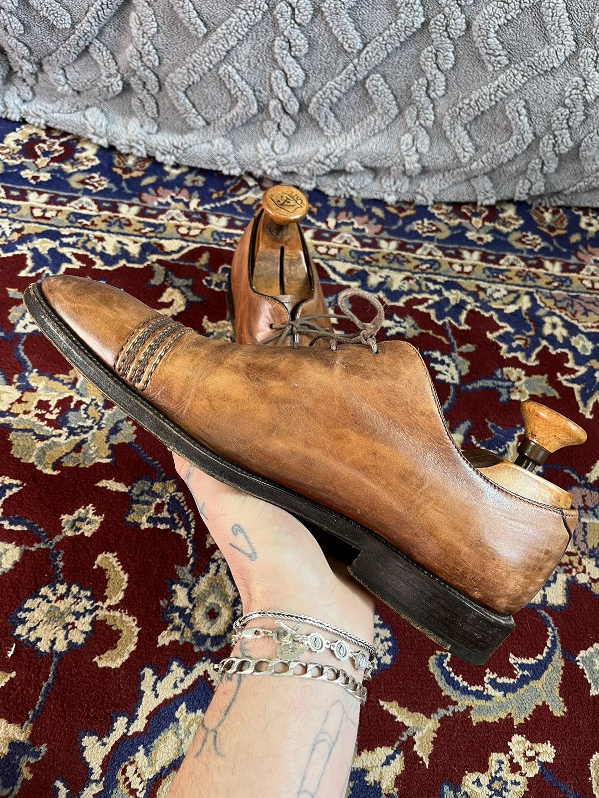 Tanino Crisci Tanino Crisci Genuine Leather Dress Shoes 43/300 Pairs Size US 8.5 / EU 41-42 - 5 Thumbnail