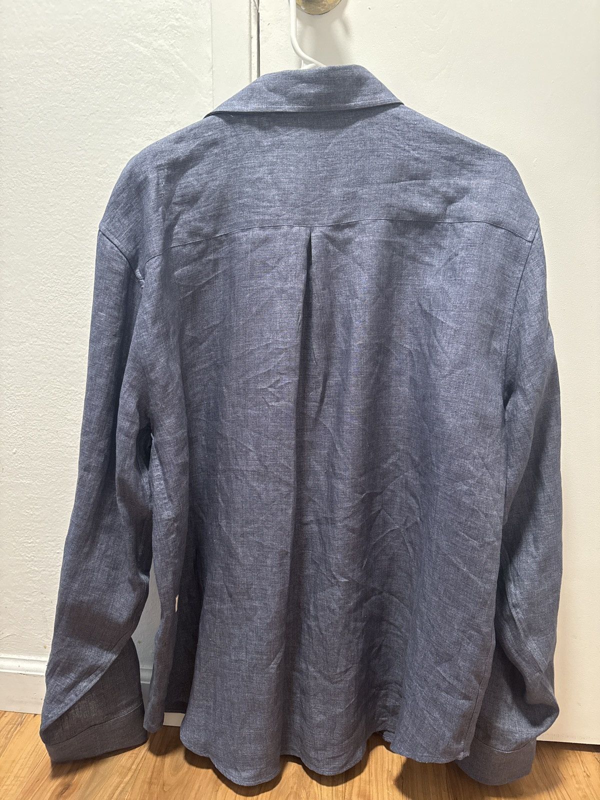 Aime Leon Dore Aime Leon Dore SS23 Long Sleeve Linen Shirt Size US XL / EU 56 / 4 - 5 Thumbnail