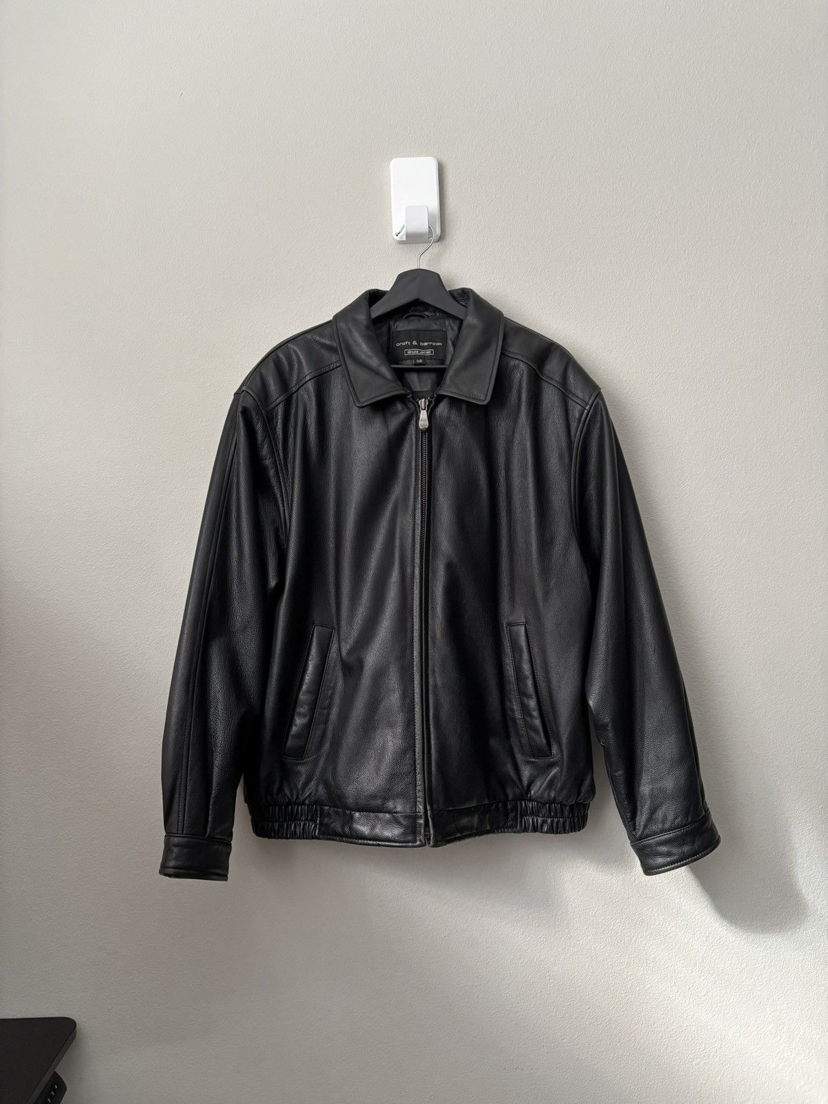 Vintage Vintage Croft & Barrow Genuine Leather Jacket Size US L / EU 52-54 / 3 - 1 Thumbnail