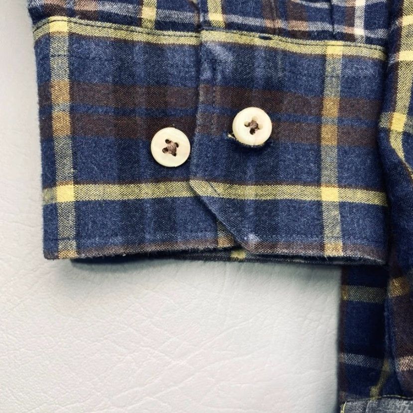 Tommy Bahama Tommy Bahama Flannel Shirt Mens Size L Plaid Twill Button Up Long Sleeve 8408 Size US L / EU 52-54 / 3 - 3 Thumbnail