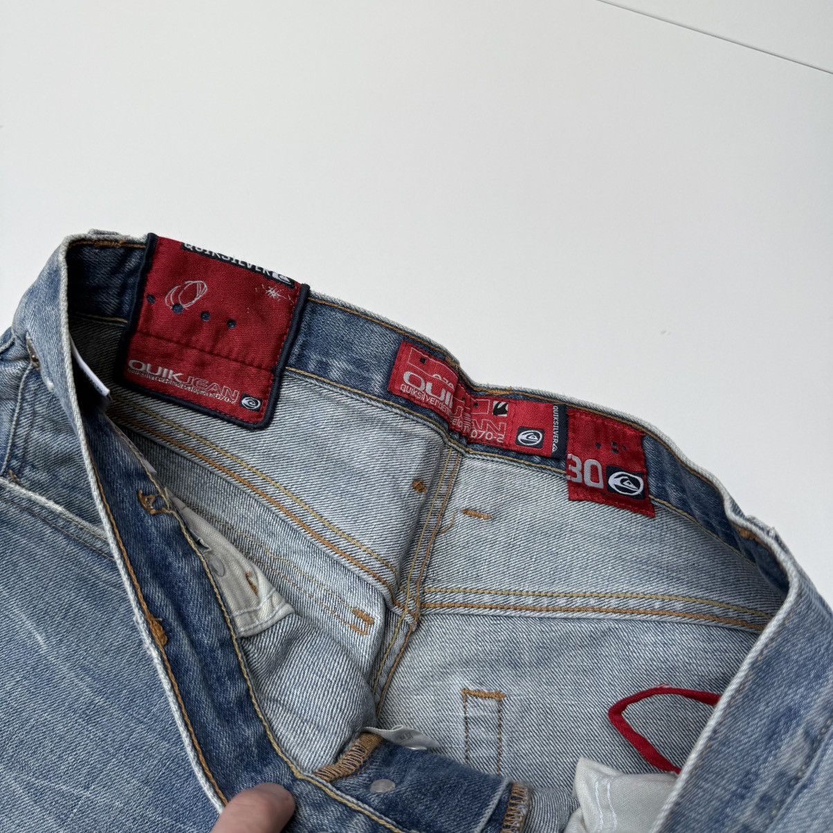Quicksilver Vintage quicksilver y2k denim skater surf baggy jeans Size US 30 / EU 46 - 6 Thumbnail