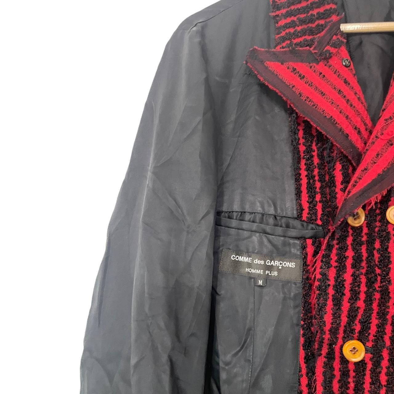 Comme des Garcons × Comme des Garcons Homme Plus Comme Des garcon red pinstripe blazer Size US M / EU 48-50 / 2 - 2 Thumbnail