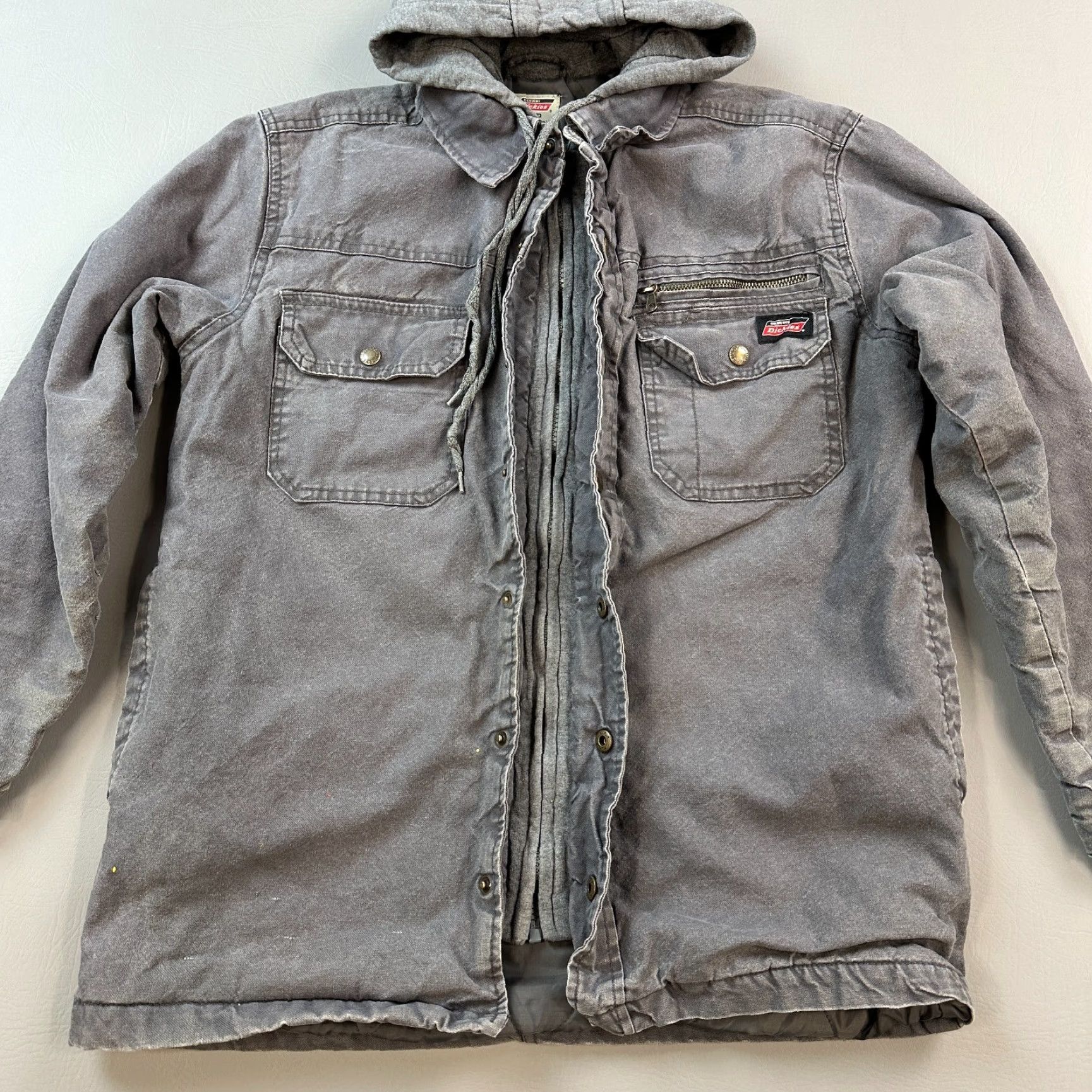 Dickies Dickies Jacket Mens Small Duck Canvas Quilt Lined Hooded Work Wear Distressed Jacket Mens Small Duck Canvas Quilt Lined Hooded Work Wear Distressed Size US S / EU 44-46 / 1 - 4 Thumbnail