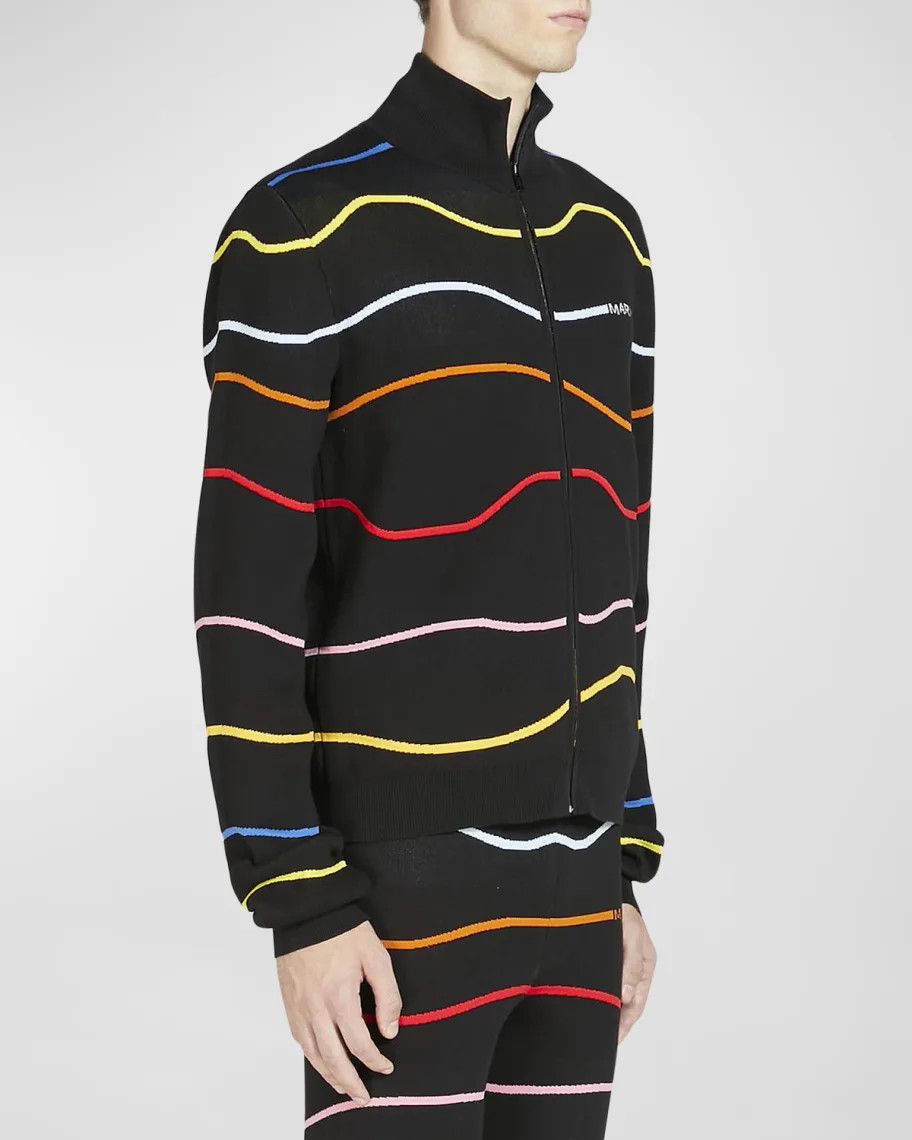 Marni o1srvl11e0624 Cardigan in Black/Multicolor Size US M / EU 48-50 / 2 - 5 Thumbnail