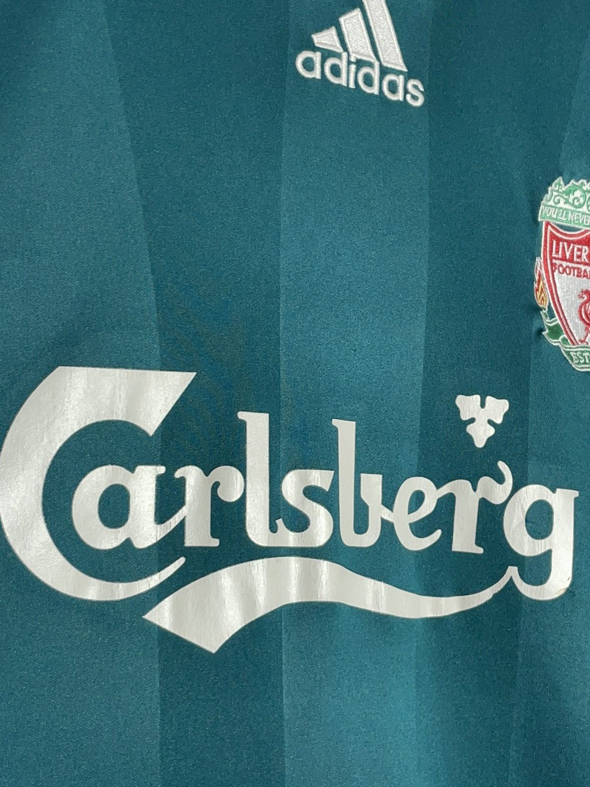 Adidas Liverpool FC Adidas 2008/09 Third Y2k Football Shirt Size US S / EU 44-46 / 1 - 5 Thumbnail