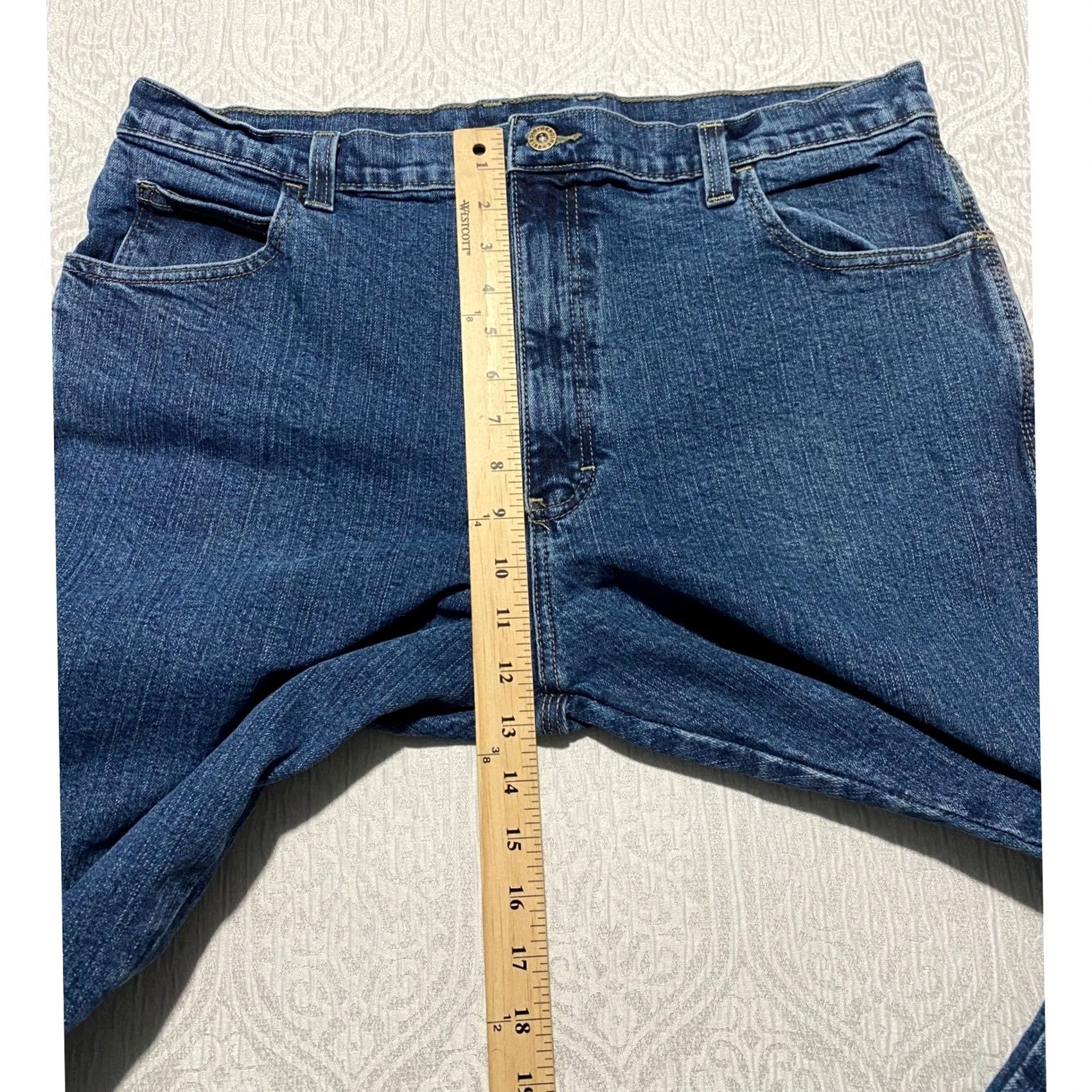 Dickies Dickies Mens Carpenter Jeans Blue Denim Stretch Workwear 36x34 Size US 36 / EU 52 - 4 Thumbnail