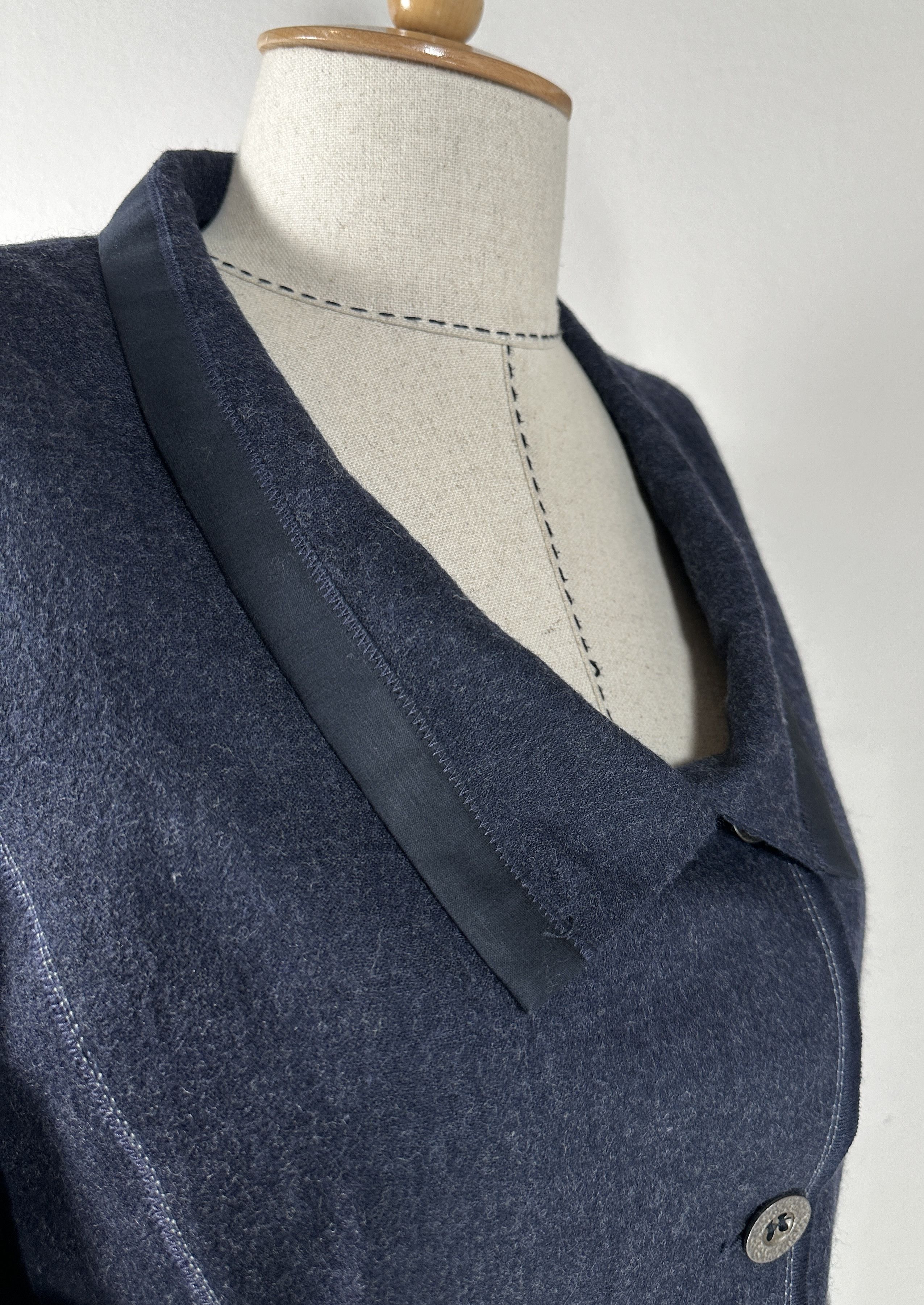 Marithe + Francois Girbaud Blue wool blazer Size M / US 6-8 / IT 42-44 - 4 Thumbnail