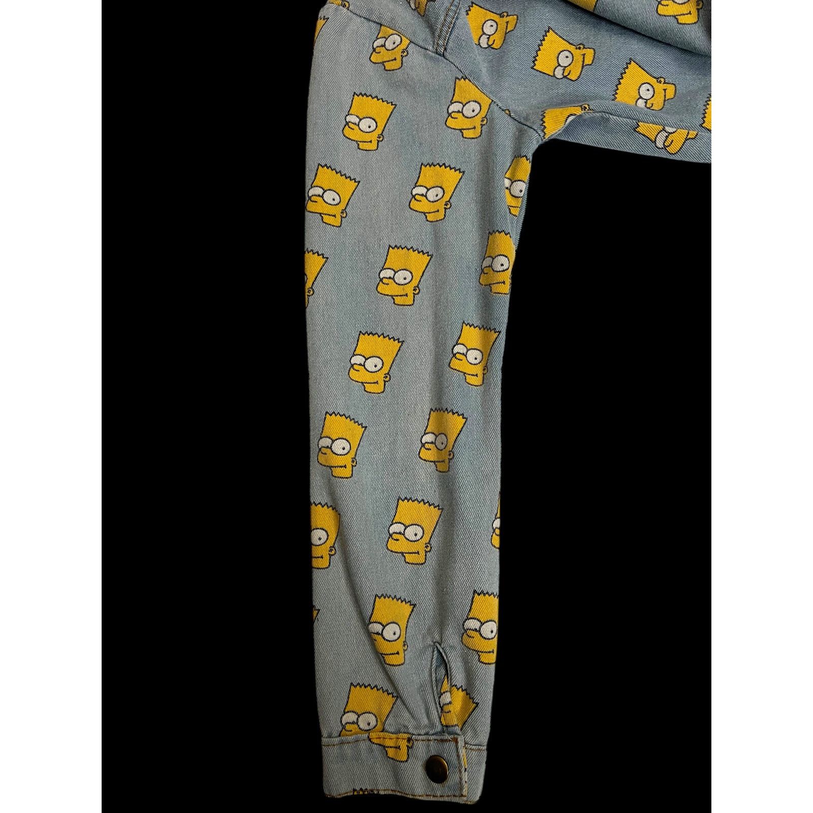 The Simpsons Vintage 90s Bart Simpson Denim Jacket - All Woman’s Jacket Size M / US 6-8 / IT 42-44 - 6 Thumbnail