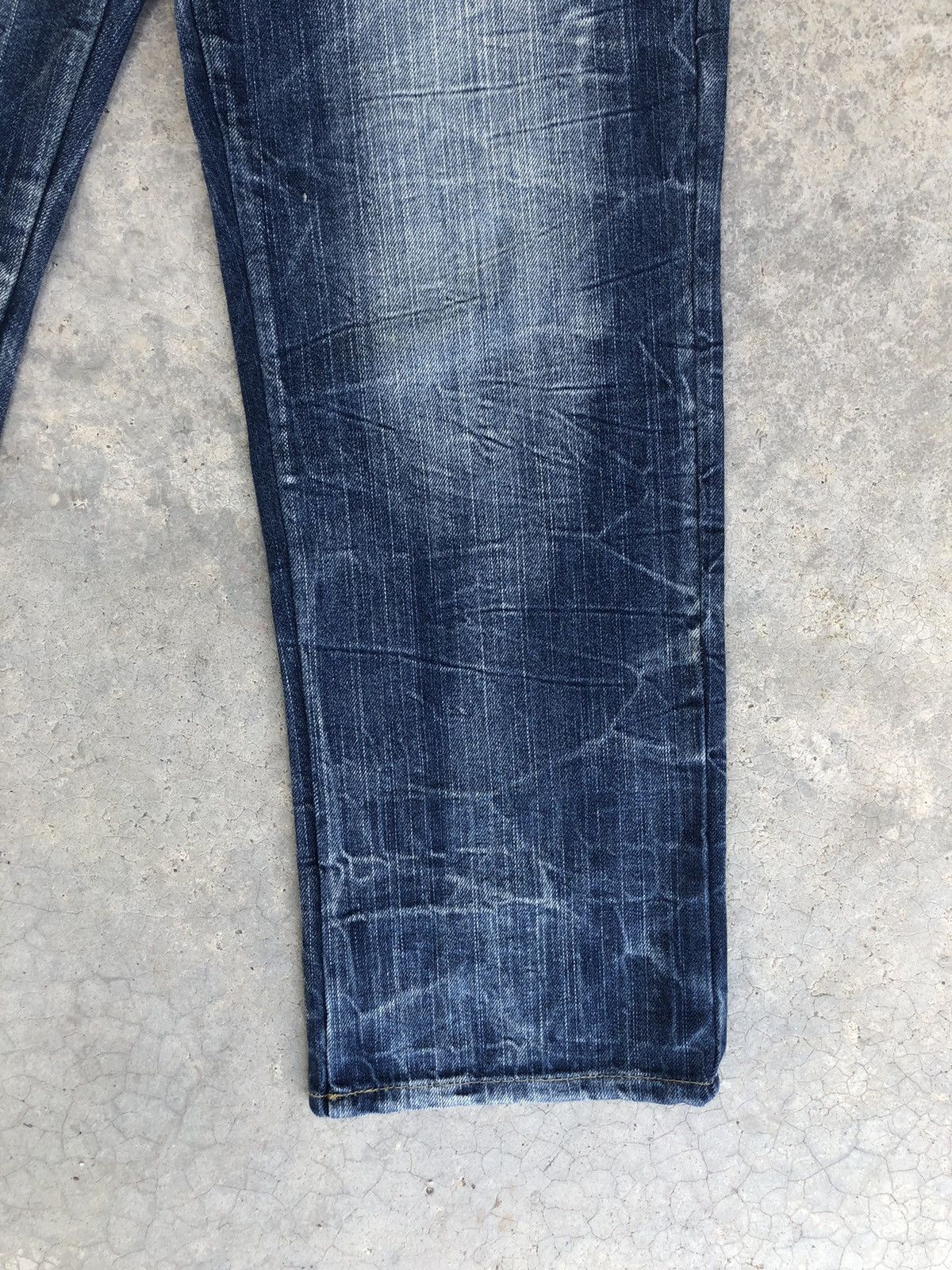 Hysteric Glamour Japanese Back & Forth Double Waist Distressed Jeans Size US 33 - 7 Thumbnail