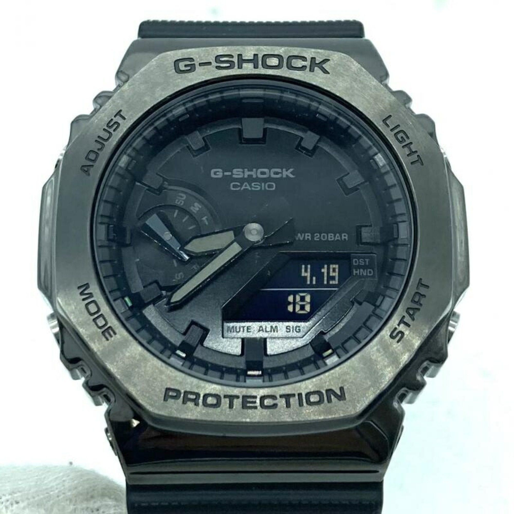 image of Casio G-Shock Watch Gm-2100Bb-1Ajf G-Shock Metal Black, Women's