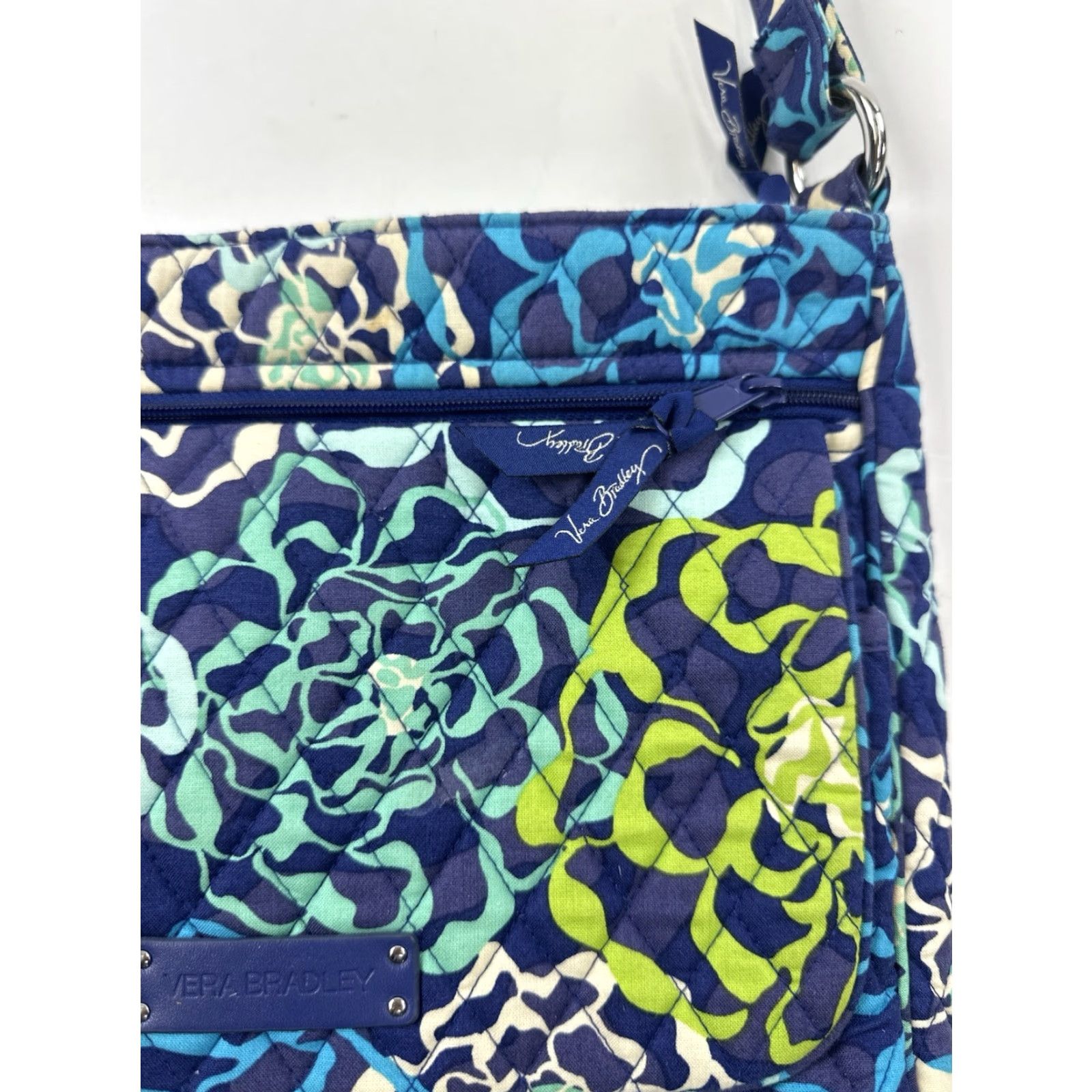 Vera Bradley Vera Bradley Crossbody Bag Katalina Blues Floral Quilted Multicolor Fabric Women's Bag Size ONE SIZE - 4 Thumbnail