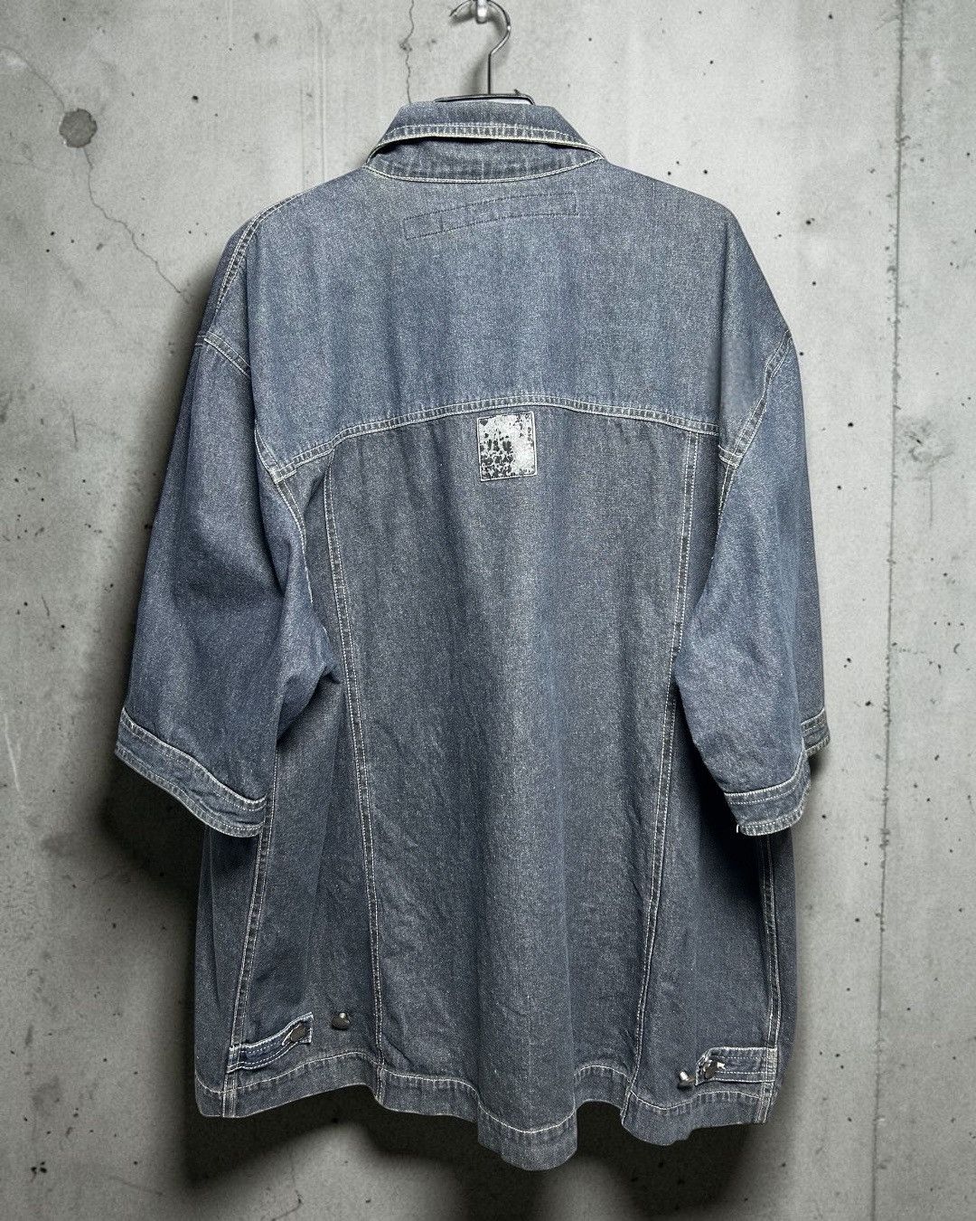 Marithe + Francois Girbaud Marithé François Girbaud Archive X-Stitch Denim Jacket Size US XXL / EU 58 / 5 - 2 Thumbnail