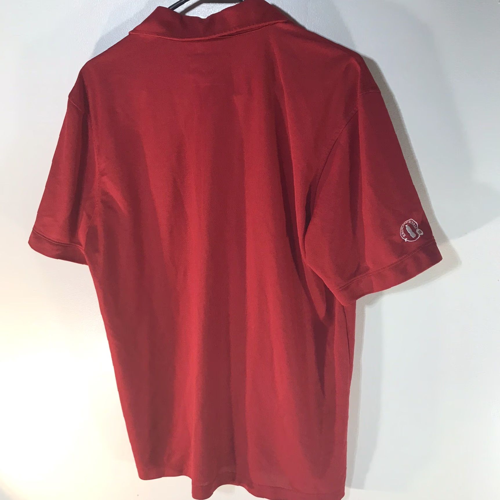 Vintage Oobe Red Polo Shirt Adult Medium Fast Food Uniform Mens Size US M / EU 48-50 / 2 - 2 Thumbnail