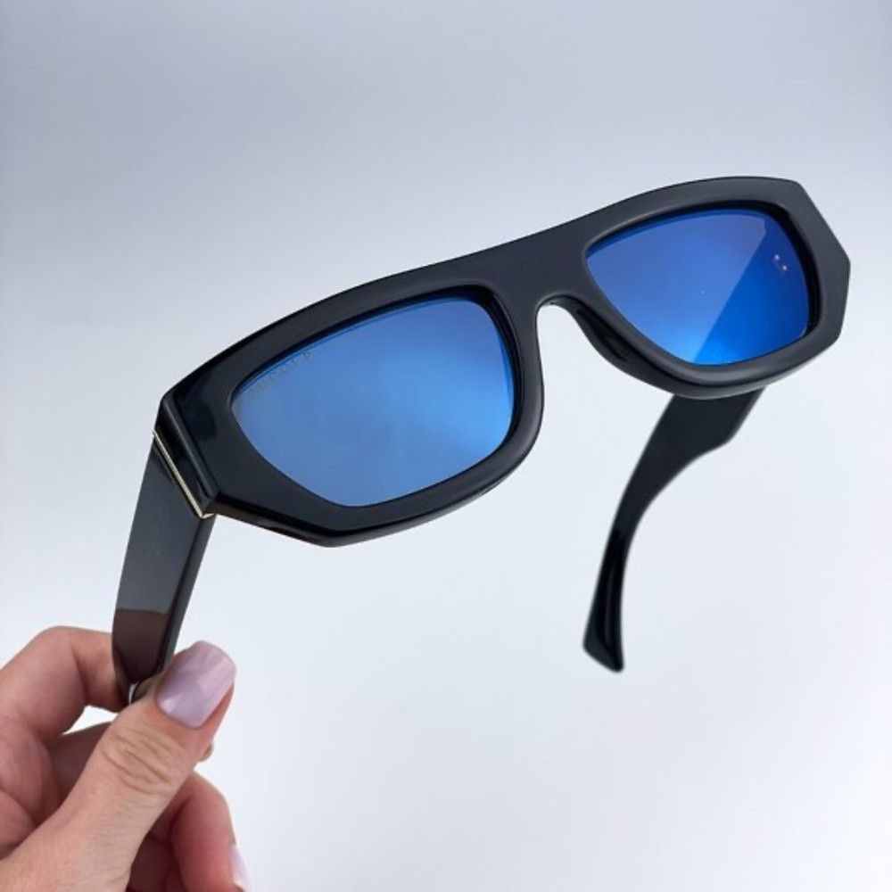 Gucci NWT GUCCI GG1134S - 001 Blue Mirrored Sunglasses | Grailed