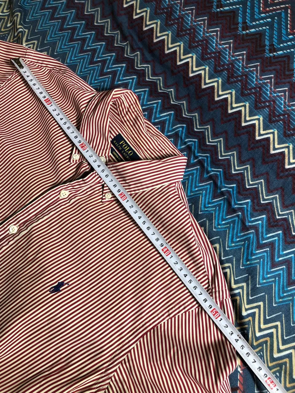 Polo Ralph Lauren × Vintage Men's Classic-Fit Striped Oxford Fun Shirt Size US XL / EU 56 / 4 - 13 Thumbnail