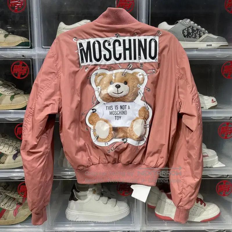 Moschino Moschino Pink Women's Jacket . Size XS / US 0-2 / IT 36-38 - 1 Thumbnail