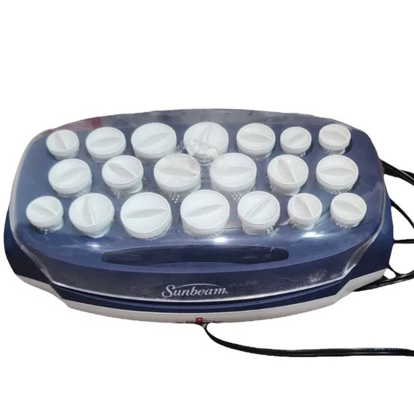 Other Sunbeam SureSetter Hot Rollers 20 Hair Curlers SBPC70 TESTED Size ONE SIZE - 1 Thumbnail