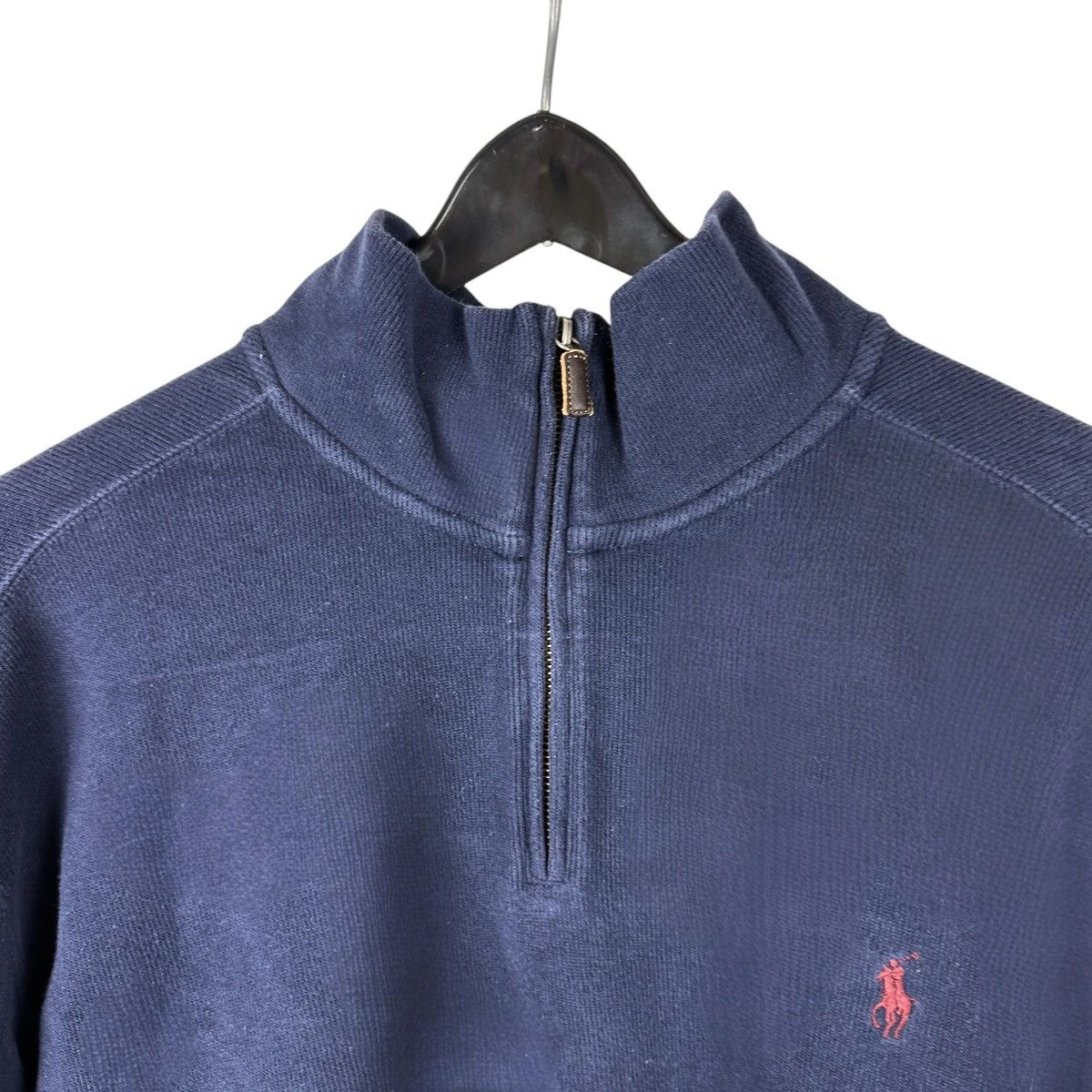 Polo Ralph Lauren Mens Y2K Polo Ralph Lauren Blue Quarter Zip Sweater Size US XXL / EU 58 / 5 - 3 Thumbnail