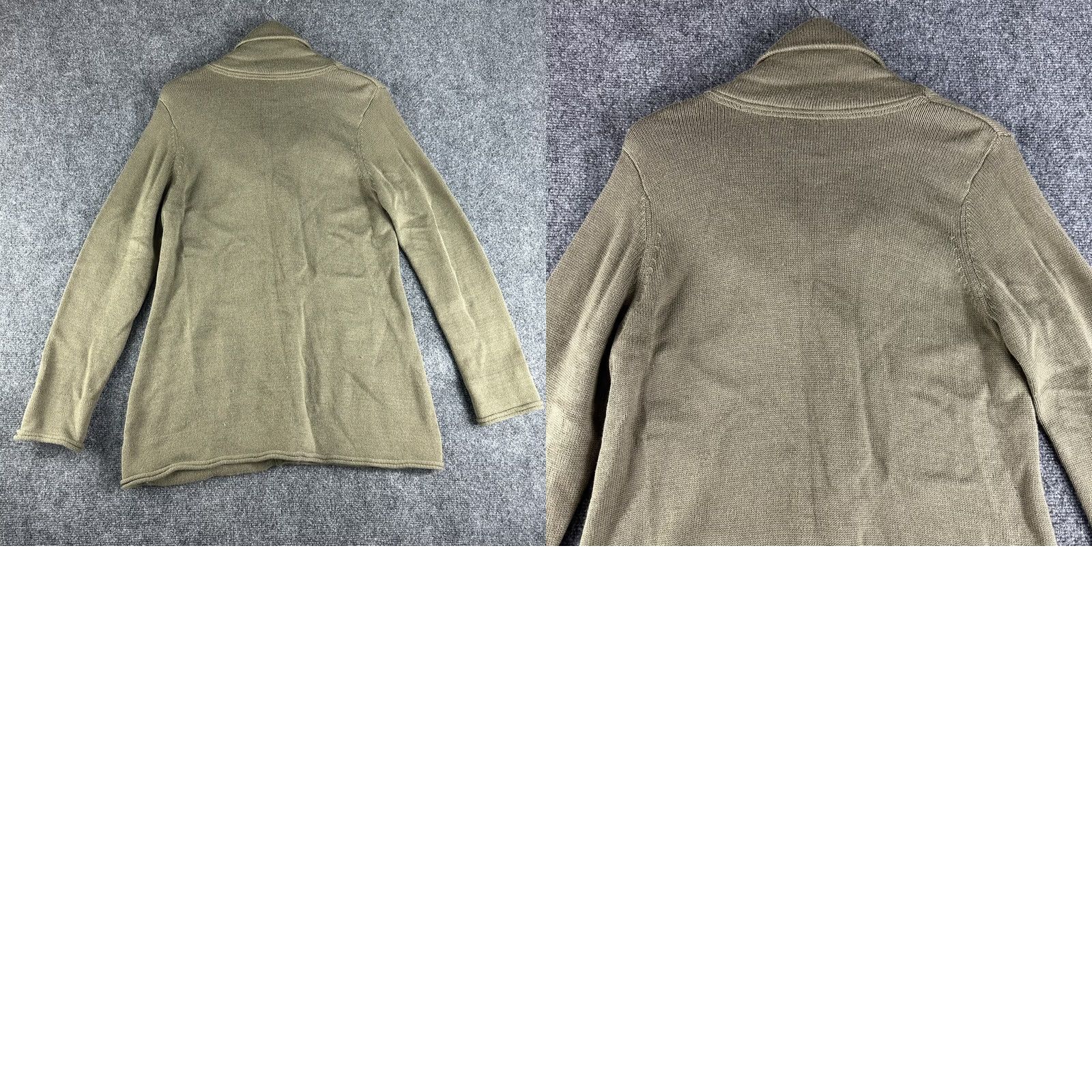 J. Jill J. Jill Sweater Cardigan Womens Medium Green Long Sleeve Pockets Button Up Collared Knit Boardroom Casual/Vintage-NOT Vintage Size M / US 6-8 / IT 42-44 - 8 Thumbnail