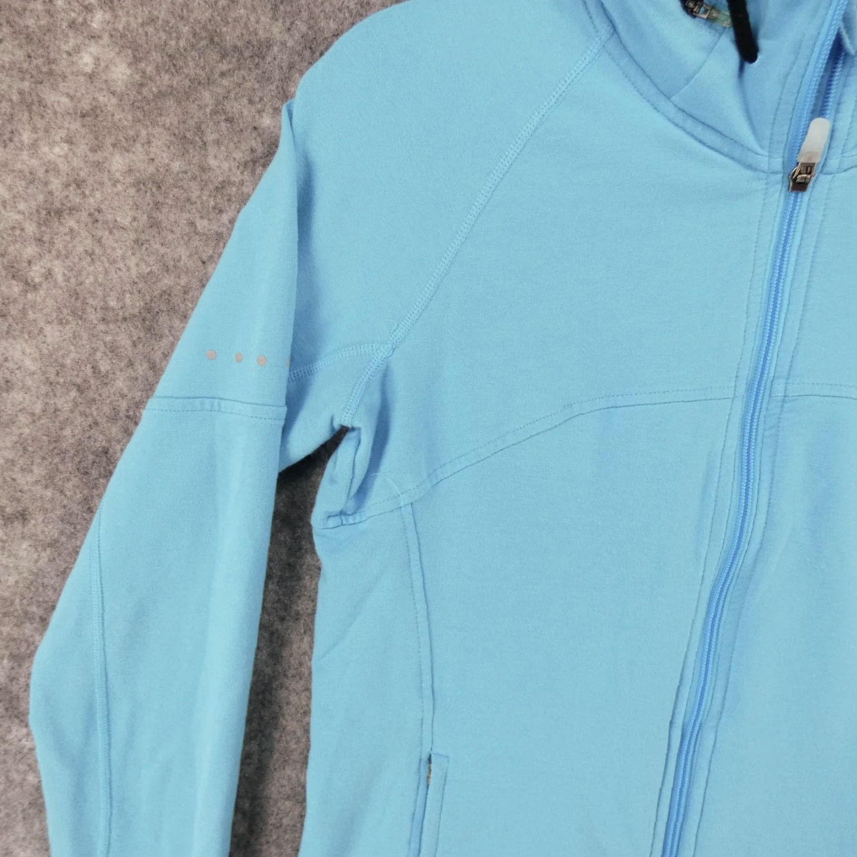 Nike Nike Jacket Womens Light Blue Hooded Track Athleisure Ladies Medium (8-10) Size M / US 6-8 / IT 42-44 - 3 Thumbnail