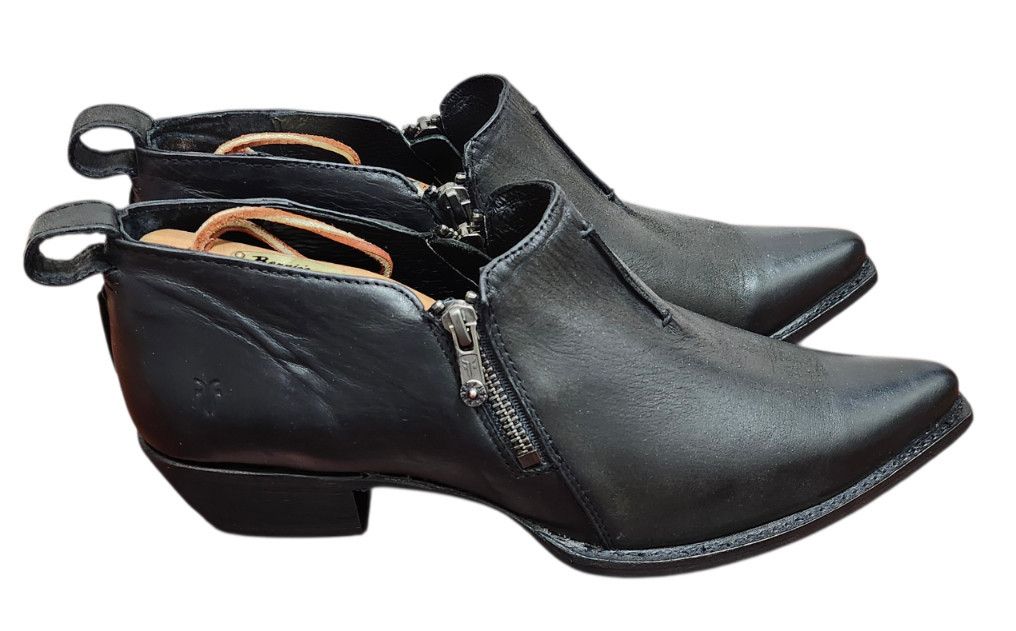Frye FRYE Sacha Moto Shootie Boots Size 11 B Black Women's Ankle Size US 11 / IT 41 - 4 Thumbnail
