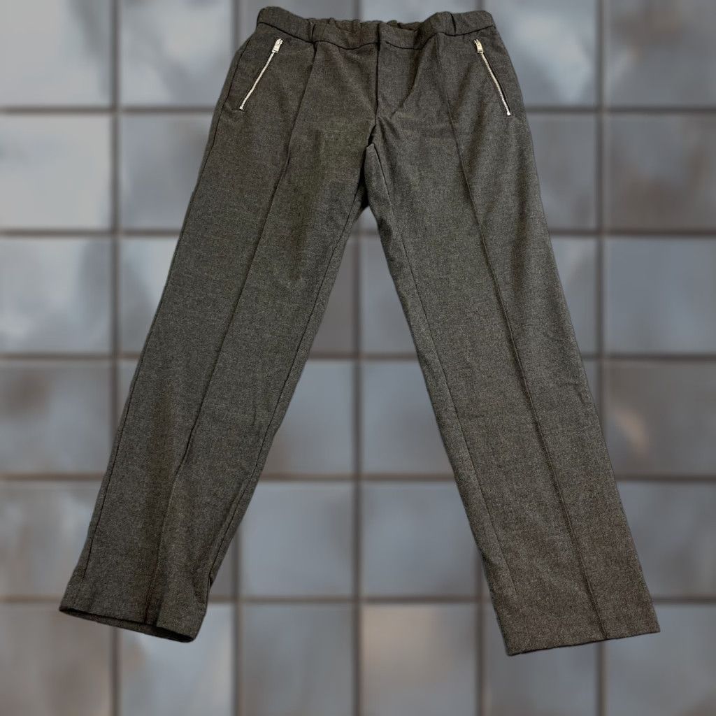 Vintage Hugo Boss Mens Chino Trousers Pants Slim Tapered Fit 30 Grey Pleated Zip Pkts Size US 30 / EU 46 - 1 Thumbnail
