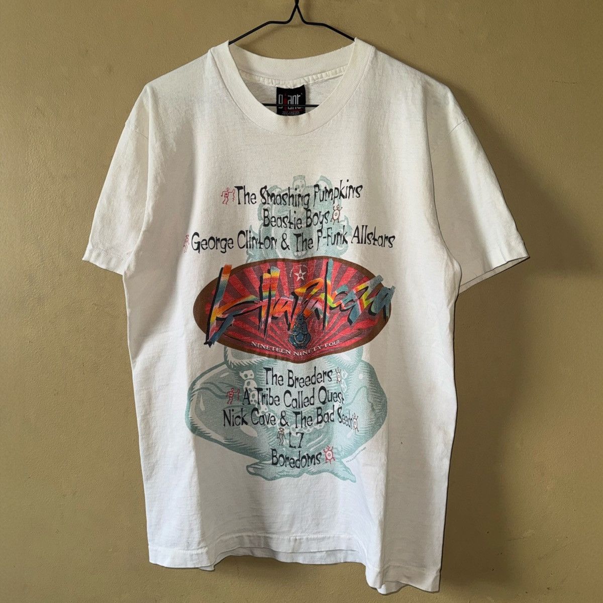 Vintage 1994 Lollapalooza Smashing Pumpkin The Breeders Festival Tee Size US L / EU 52-54 / 3 - 1 Thumbnail