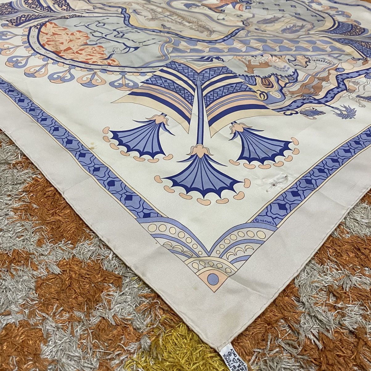 Hermes ☀️Hermes Les Printemps de Thera silk scarf by J.Abadie Size ONE SIZE - 5 Thumbnail