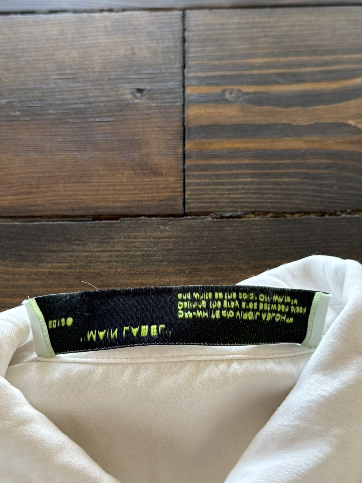 Off-White OFF White Glamour Design Cropped Button Up Shirt Size S / US 4 / IT 40 - 10 Thumbnail